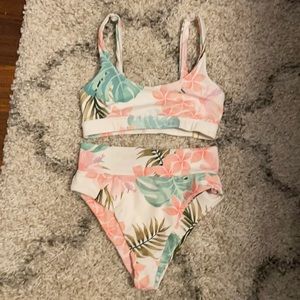 Infamous swim high waisted swimsuit NWOT